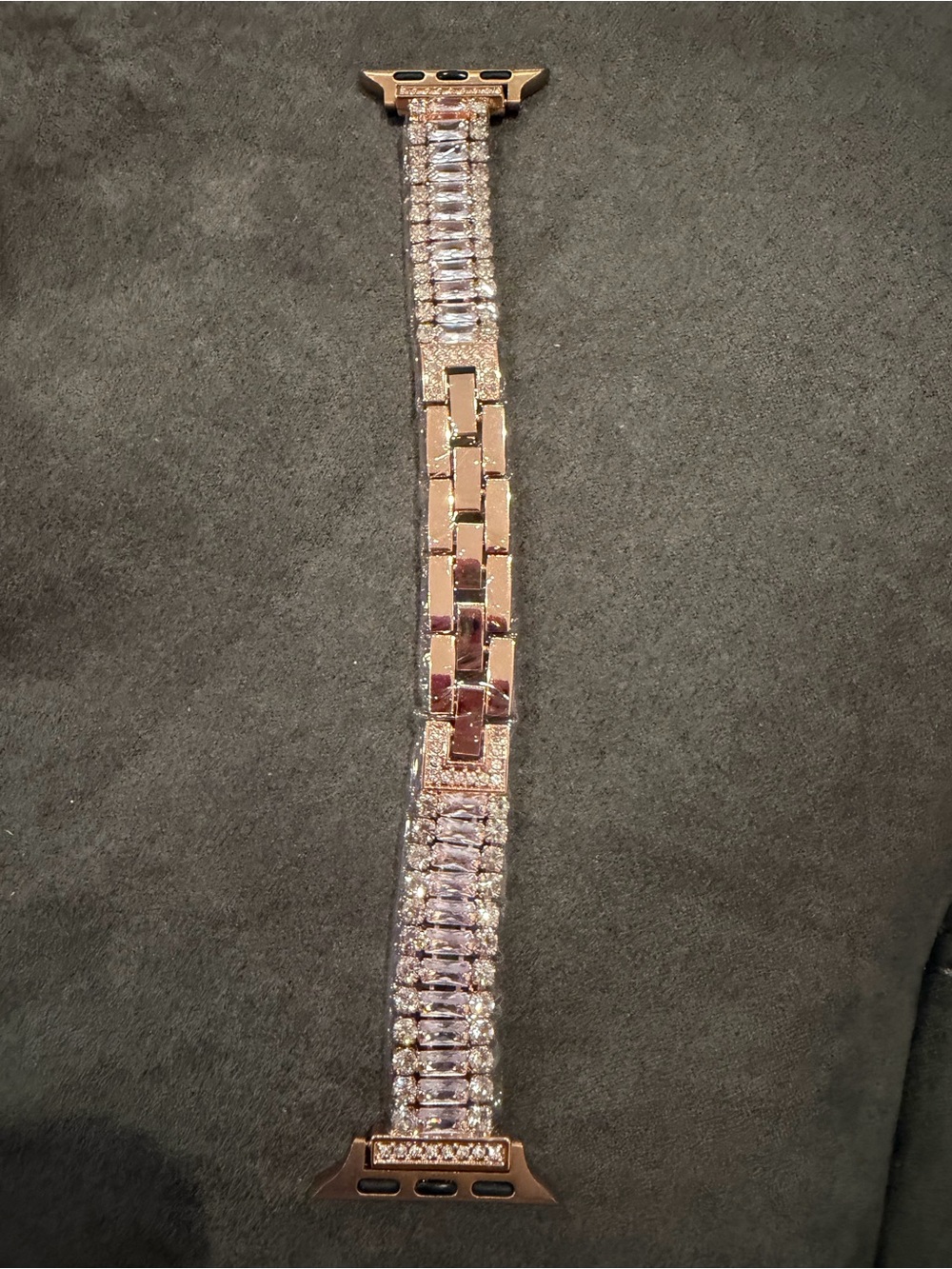 New Rose Gold Crystal Apple Watch Band 38-49mm